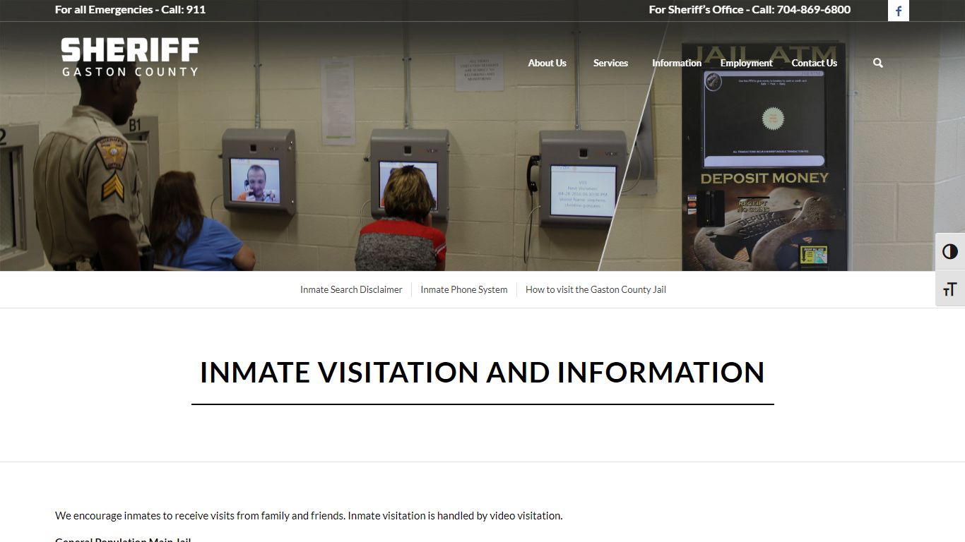 Visitation – Sheriff